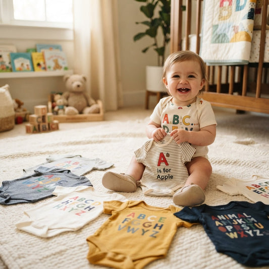 Baby ABC Bodysuit Gift Guide: Cute Alphabet Styles