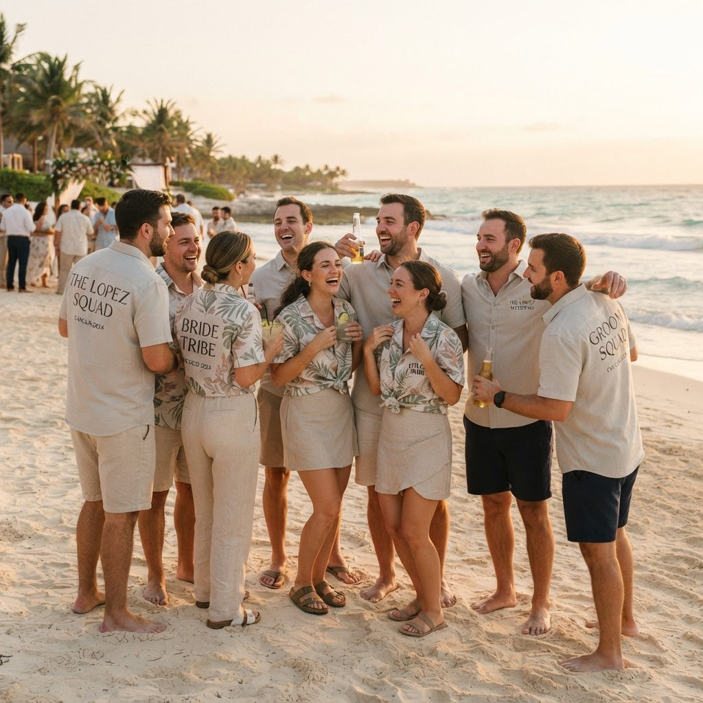 Destination Wedding Guest Shirts: Top Group Apparel Ideas