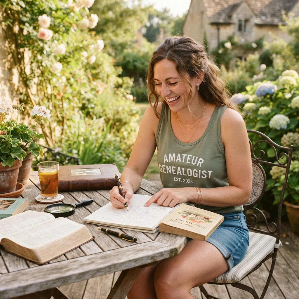 Amateur Genealogist Apparel: Top Tank Tops & Summer Shirts