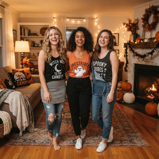 Easy Halloween Costume Ideas with Graphic Tank Tops