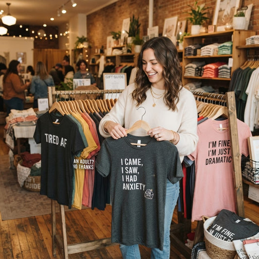 Everyday Struggles Gift Guide: Funny Relatable Tees