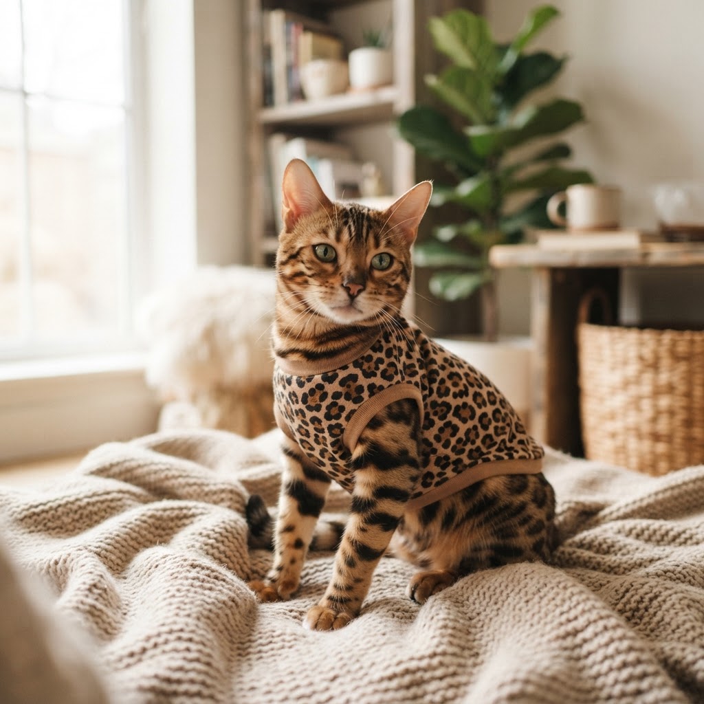 Leopard Print Cat Shirt Guide for Bengal Owners