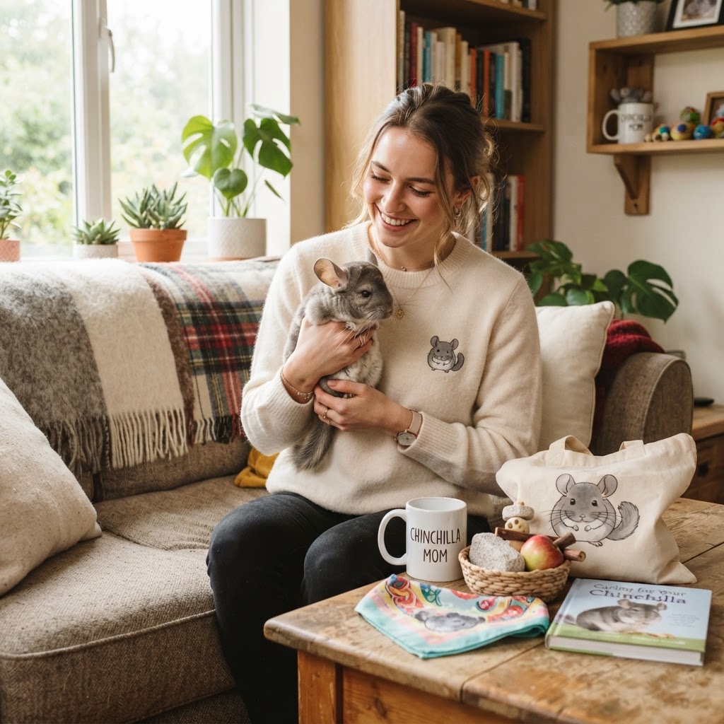 Cute Chinchilla Shirt & Gift Ideas for Pet Parents