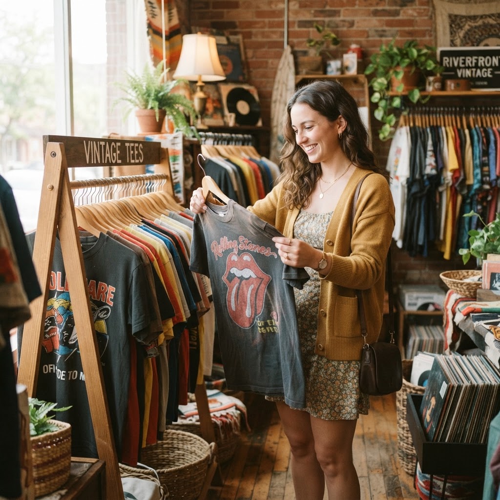 Vintage Style Gift Guide: Retro Tees She Will Love