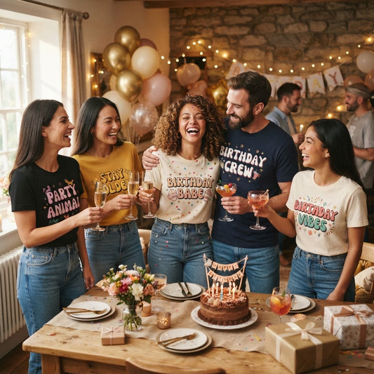 Birthday Apparel Gift Guide: Festive Custom Unisex Tees
