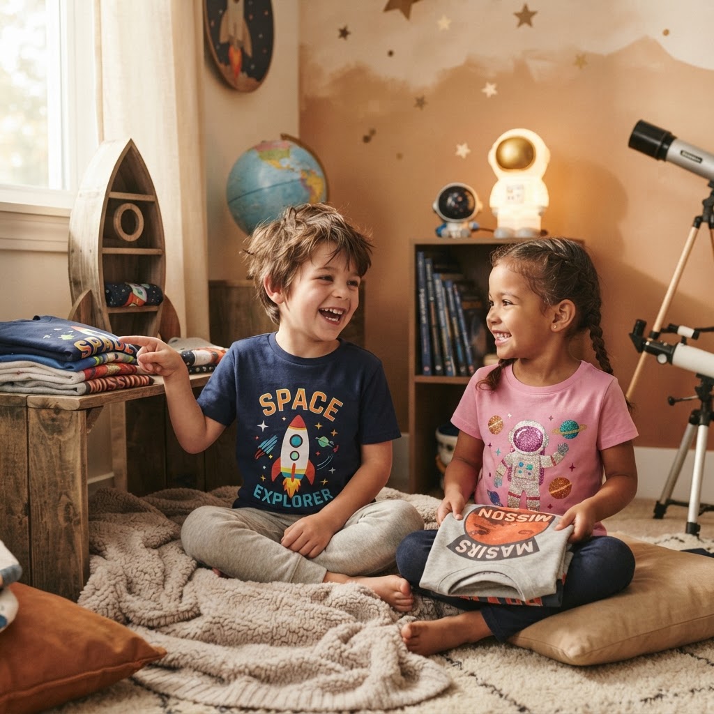 Kids Space Shirt Gift Guide: Tops for Young Astronauts