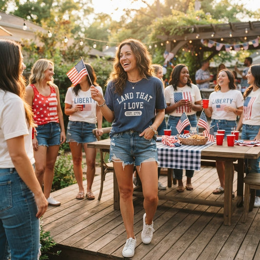 Patriotic Gift Guide: Women's Relaxed 4th of July Tees