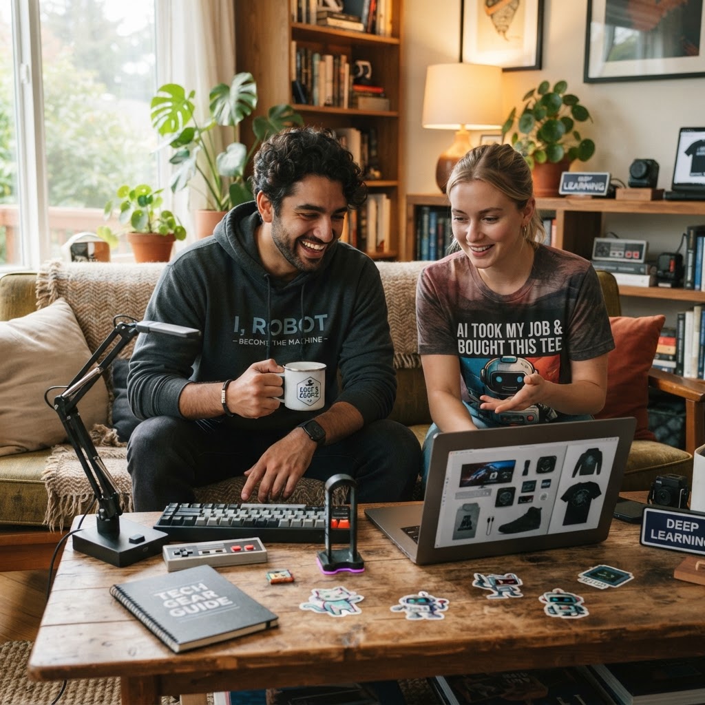 AI Takeover Meme Apparel & Gift Guide for Tech Fans