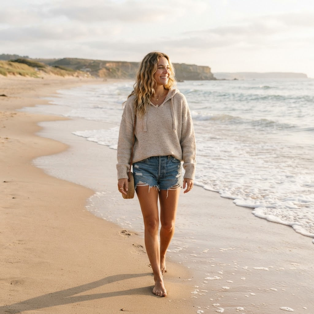 Beach Aesthetic Apparel Guide: Coastal Hoodies & Outfits