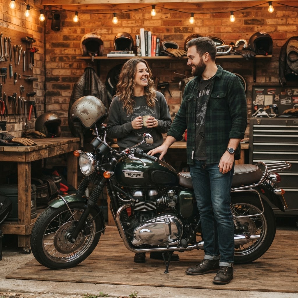 Motorcycle Enthusiast Gift Guide: Crewnecks & Biker Apparel
