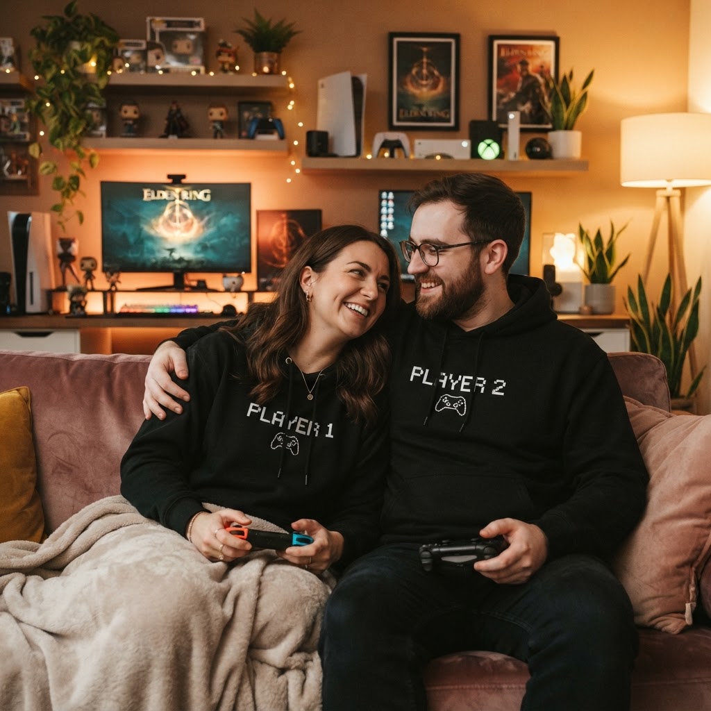 Gamer Couple Gift Guide: Matching Hoodies & Apparel Picks