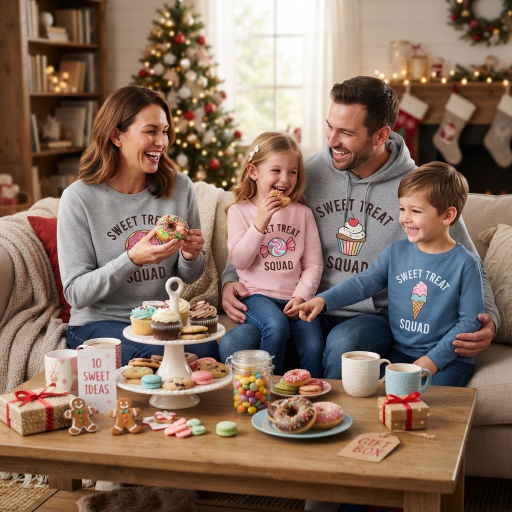 10 Fun Sweet Tooth Gift Ideas: Matching Family Apparel