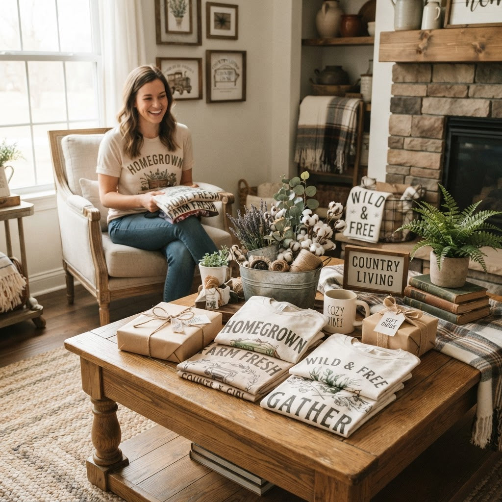 Farmhouse Decor Shirt Gift Guide for Country Style Lovers