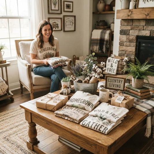 Farmhouse Decor Shirt Gift Guide for Country Style Lovers