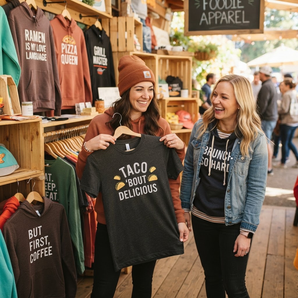 Foodie Apparel Gift Guide: Fun Tees & Hoodies for Foodies