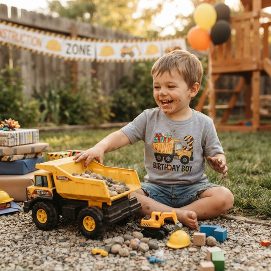 Dump Truck Birthday Shirt Guide: Kids Construction Gifts