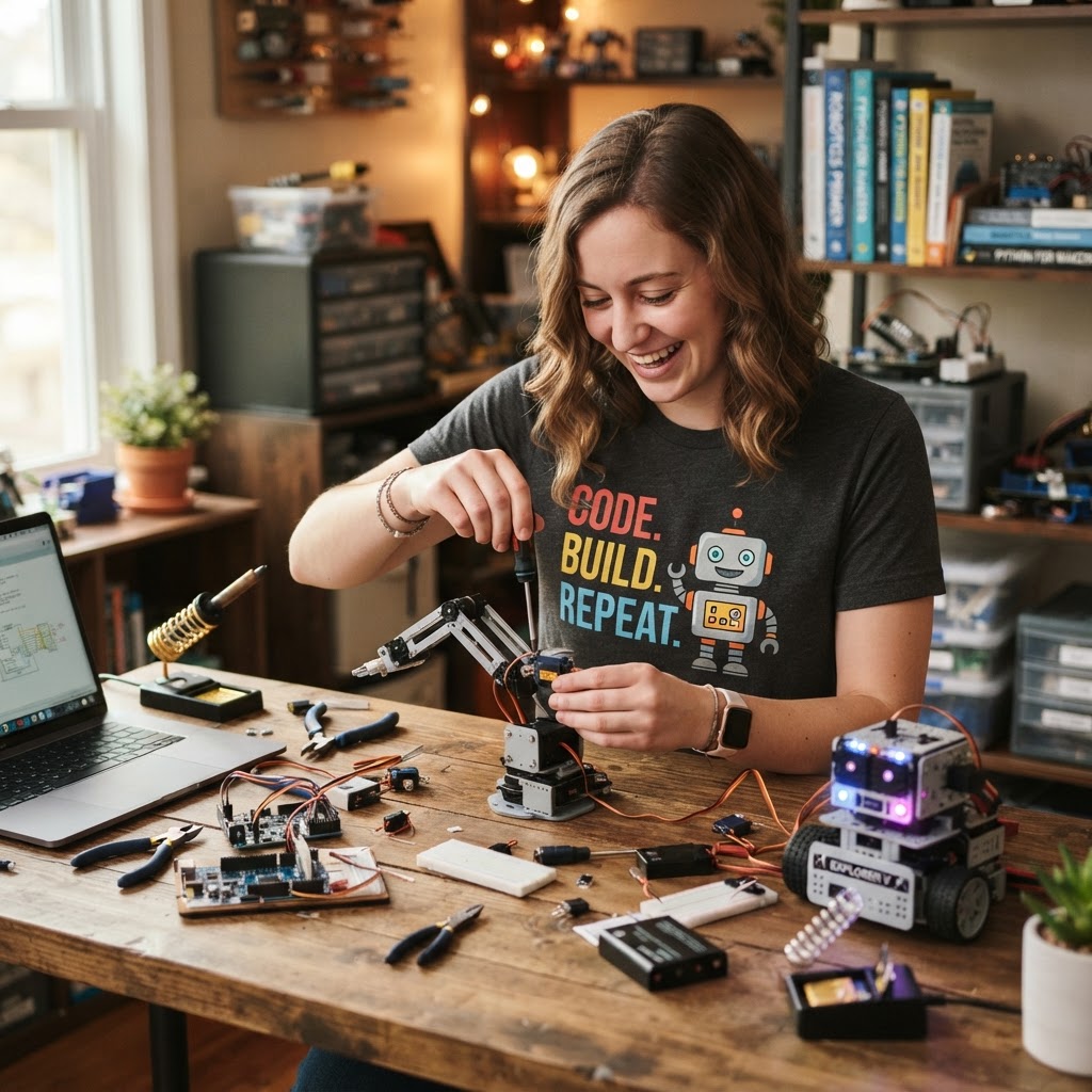 STEM Robot Shirt Gift Guide for Robotics Enthusiasts