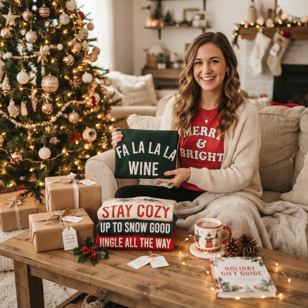 Festive Saying Shirts & Apparel Gift Guide