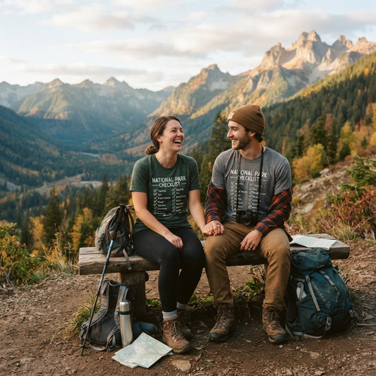 National Park Checklist Shirt Gift Guide for Hikers