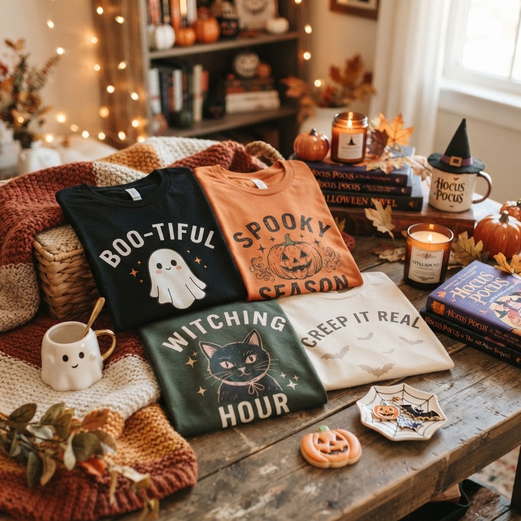 Spooky Shirt Gift Guide: Cute & Creepy Halloween Tops