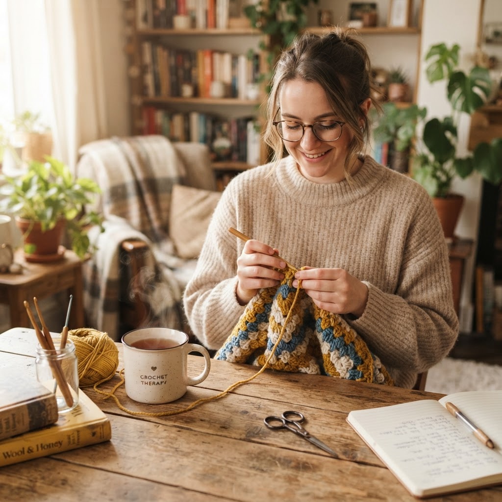 Crochet Therapy Mug & Gift Ideas for Introverted Crafters