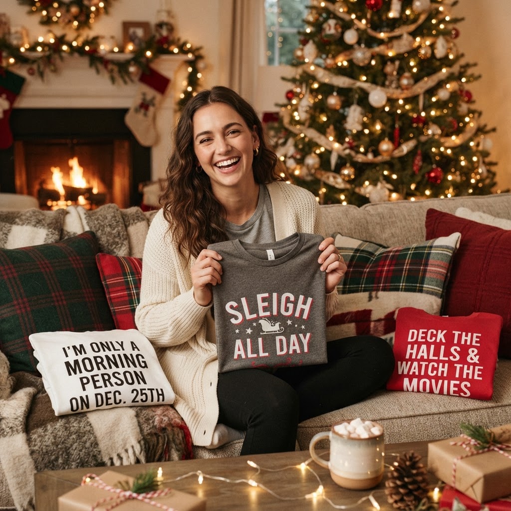 Funny Christmas Saying Shirts: Holiday Gift Guide
