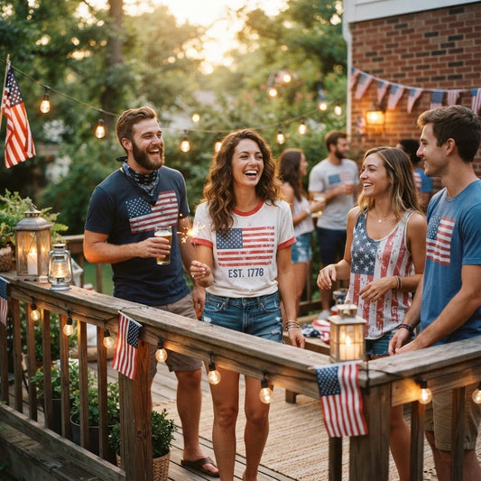 American Flag Graphic Tee Gift Guide for 4th of July