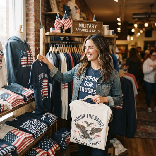 Patriotic Shirts Gift Guide: Support Our Troops Apparel