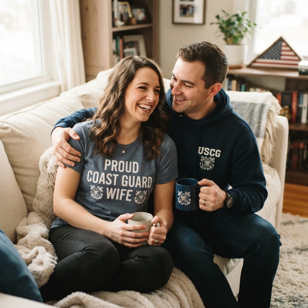 Proud Coast Guard Wife Shirt Gift Guide