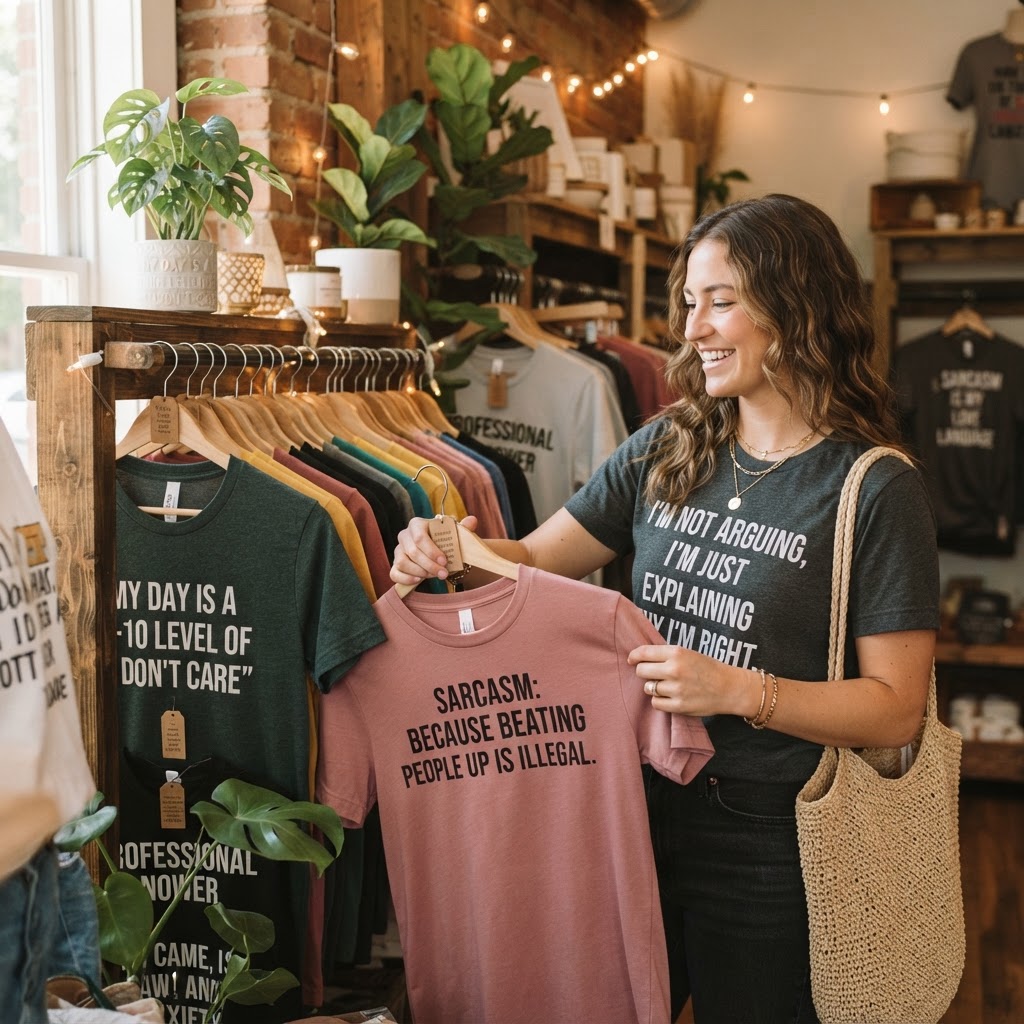 25 Sarcastic T-Shirts for Women: Funny Apparel Gift Guide