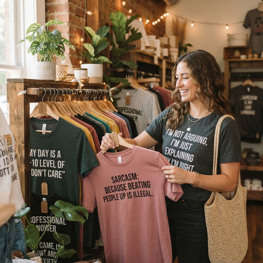 25 Sarcastic T-Shirts for Women: Funny Apparel Gift Guide