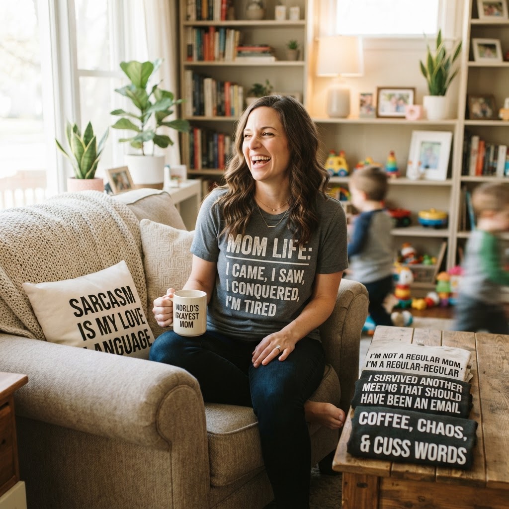 Mom Humor T-Shirt Gift Guide for Sarcastic Moms