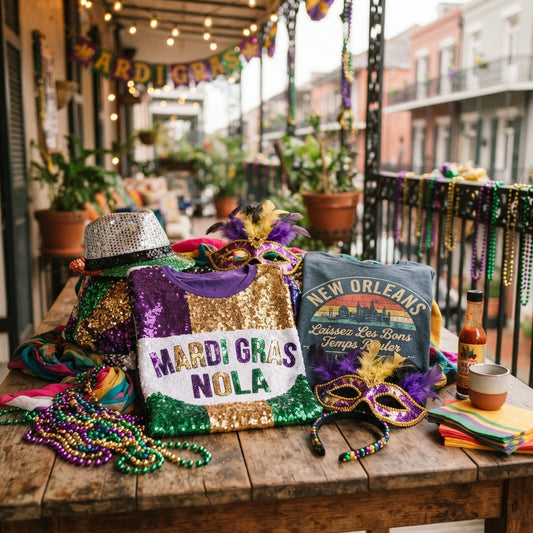 Mardi Gras Gift Guide: Vibrant Shirts & Outfit Ideas