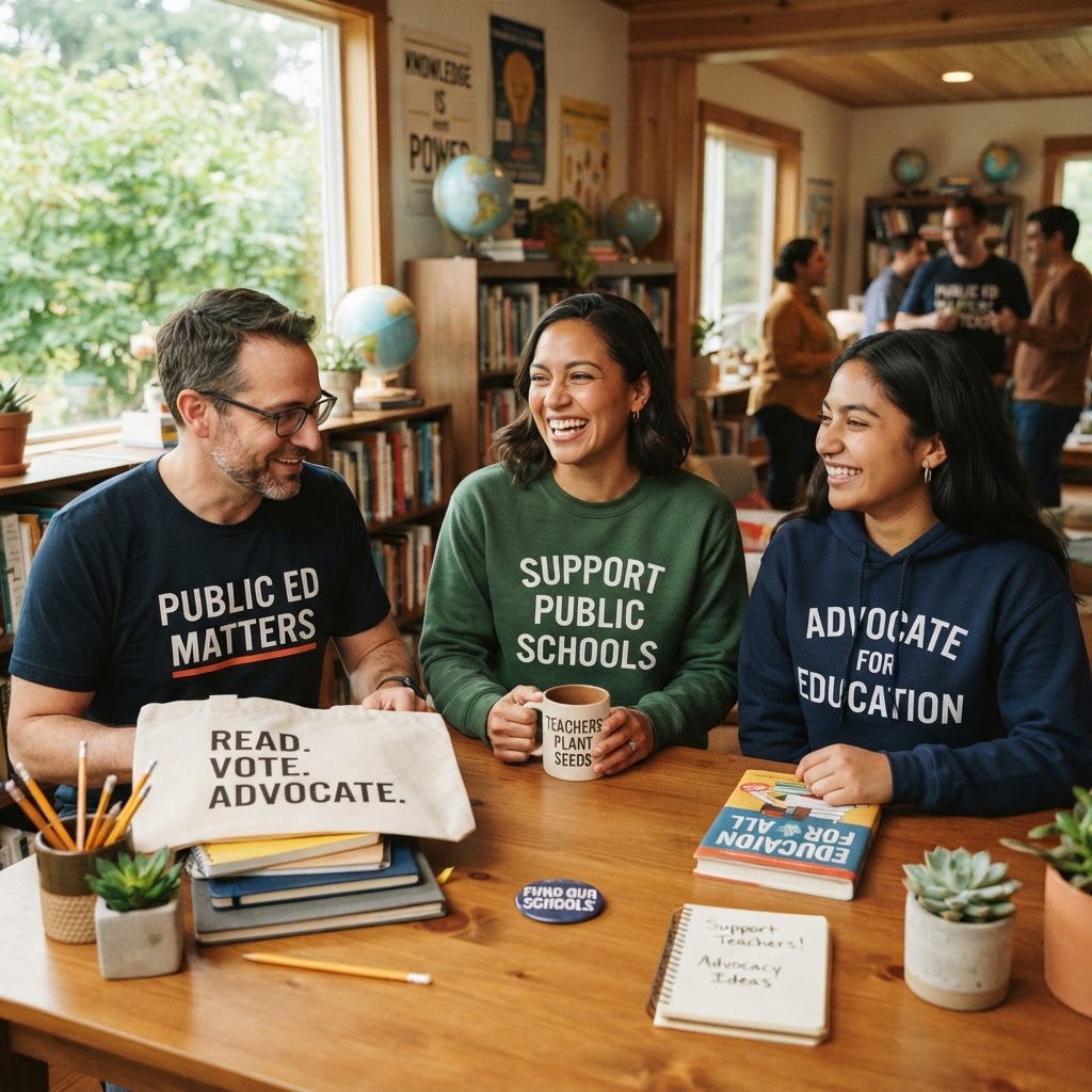 Gifts to Support Public Education: Apparel & Advocate Ideas