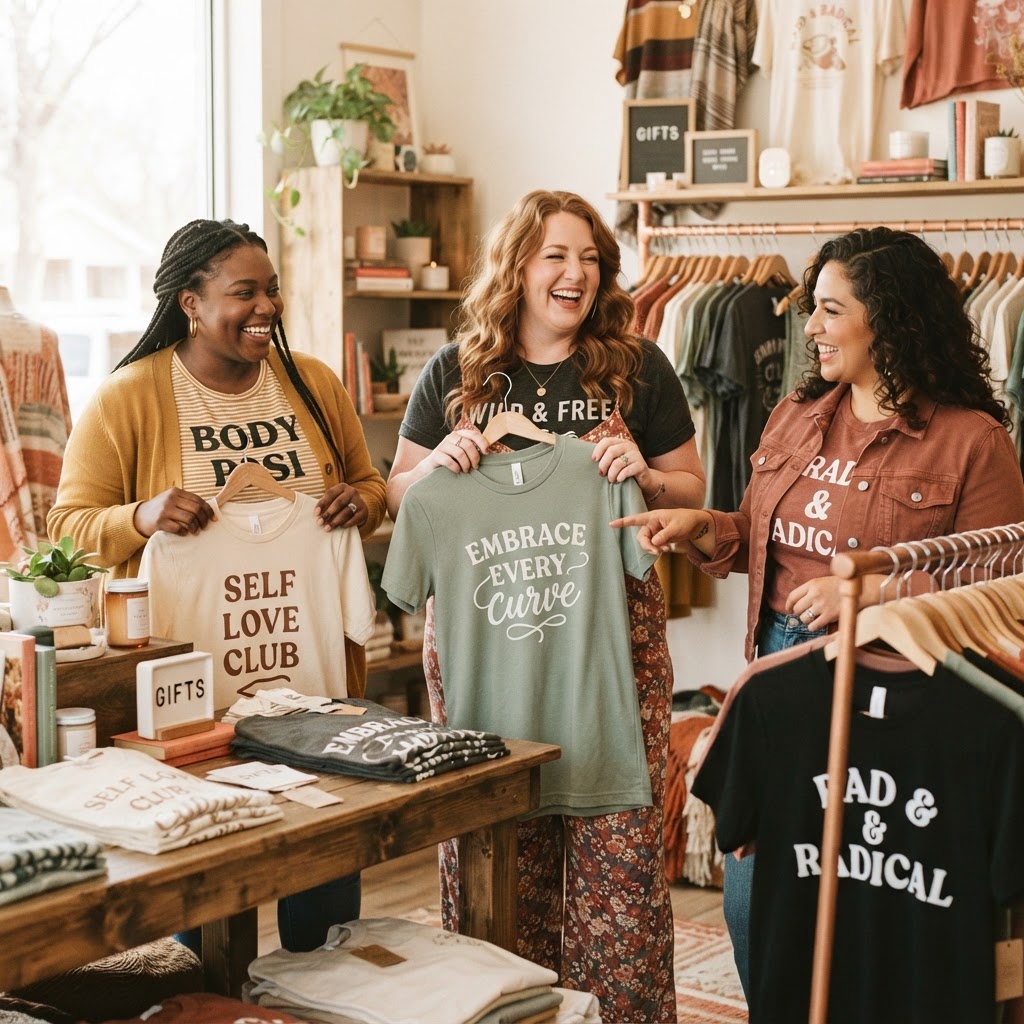 Plus Size Body Positive Shirt Gift Guide