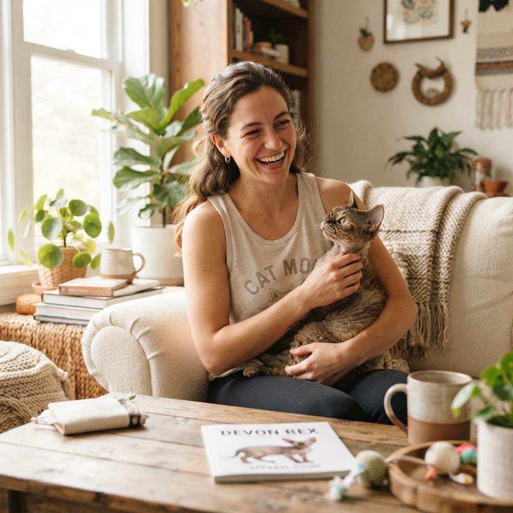 Cat Mom Gifts & Devon Rex Tank Top Apparel Guide
