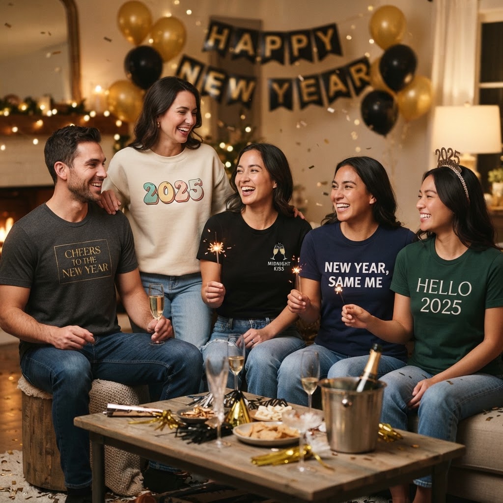 10 Happy New Year Graphic Tees for Ringing in the New Year