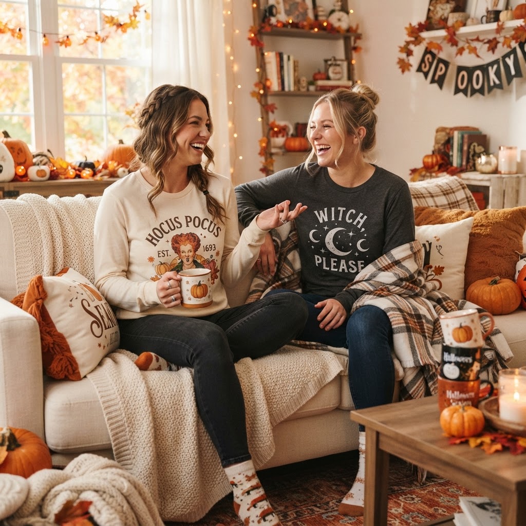 Halloween Long Sleeve Tees: Festive Apparel Gift Guide