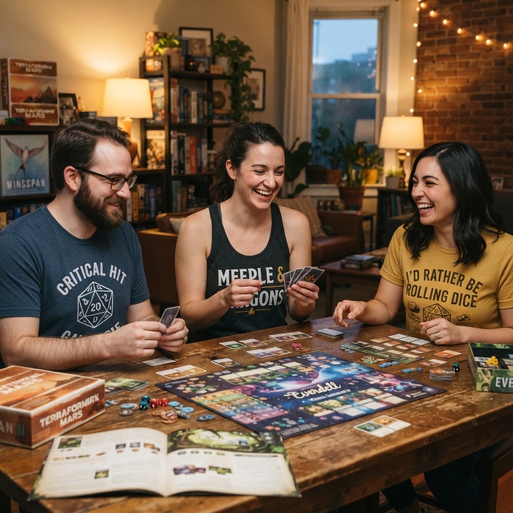 Board Game Enthusiast Apparel: Top Gaming Tanks & Shirts