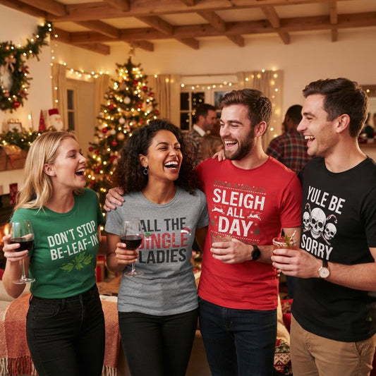 Top Funny Christmas Pun Shirts for Holiday Parties