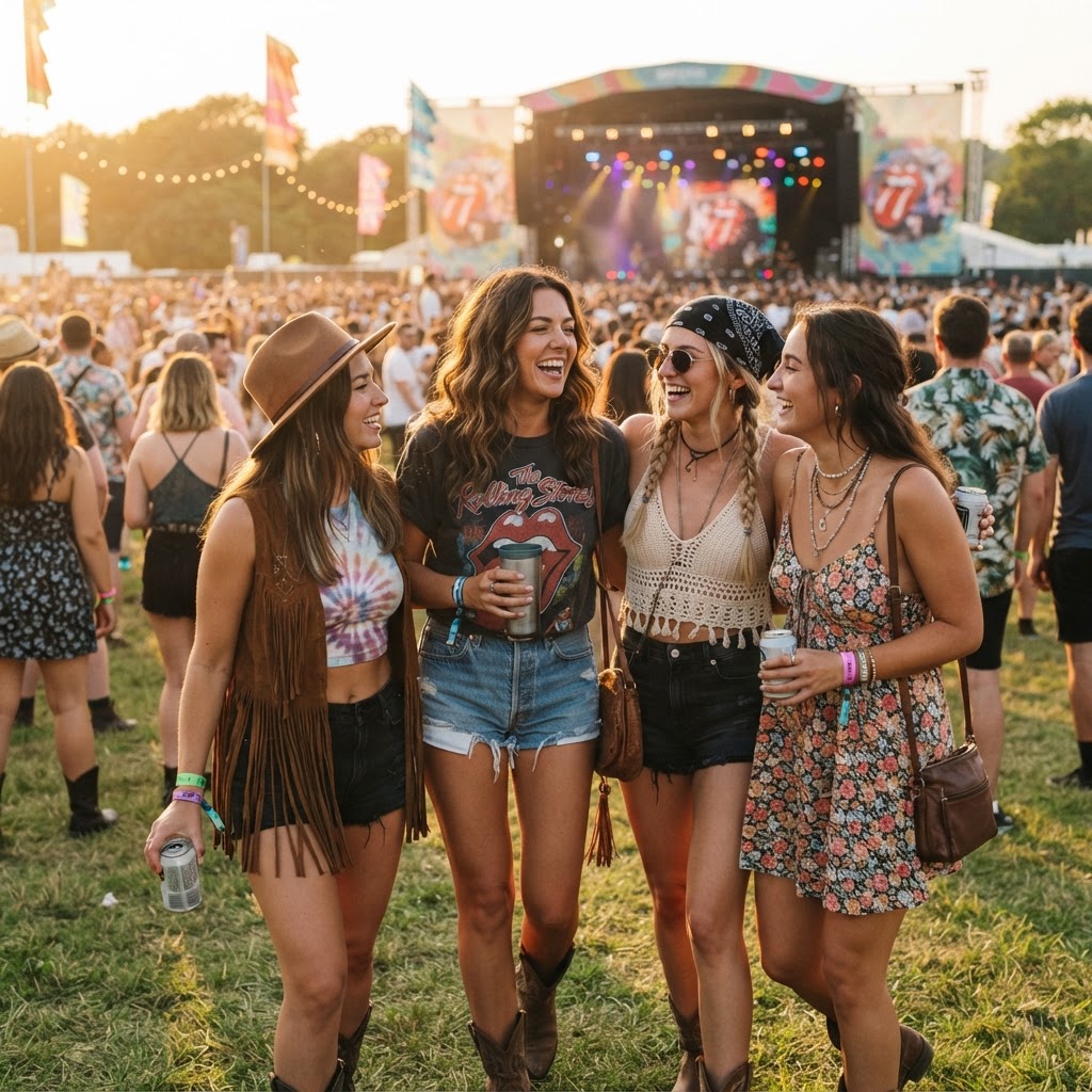 Festival Outfit Ideas: Music Concert Tees & Apparel Guide