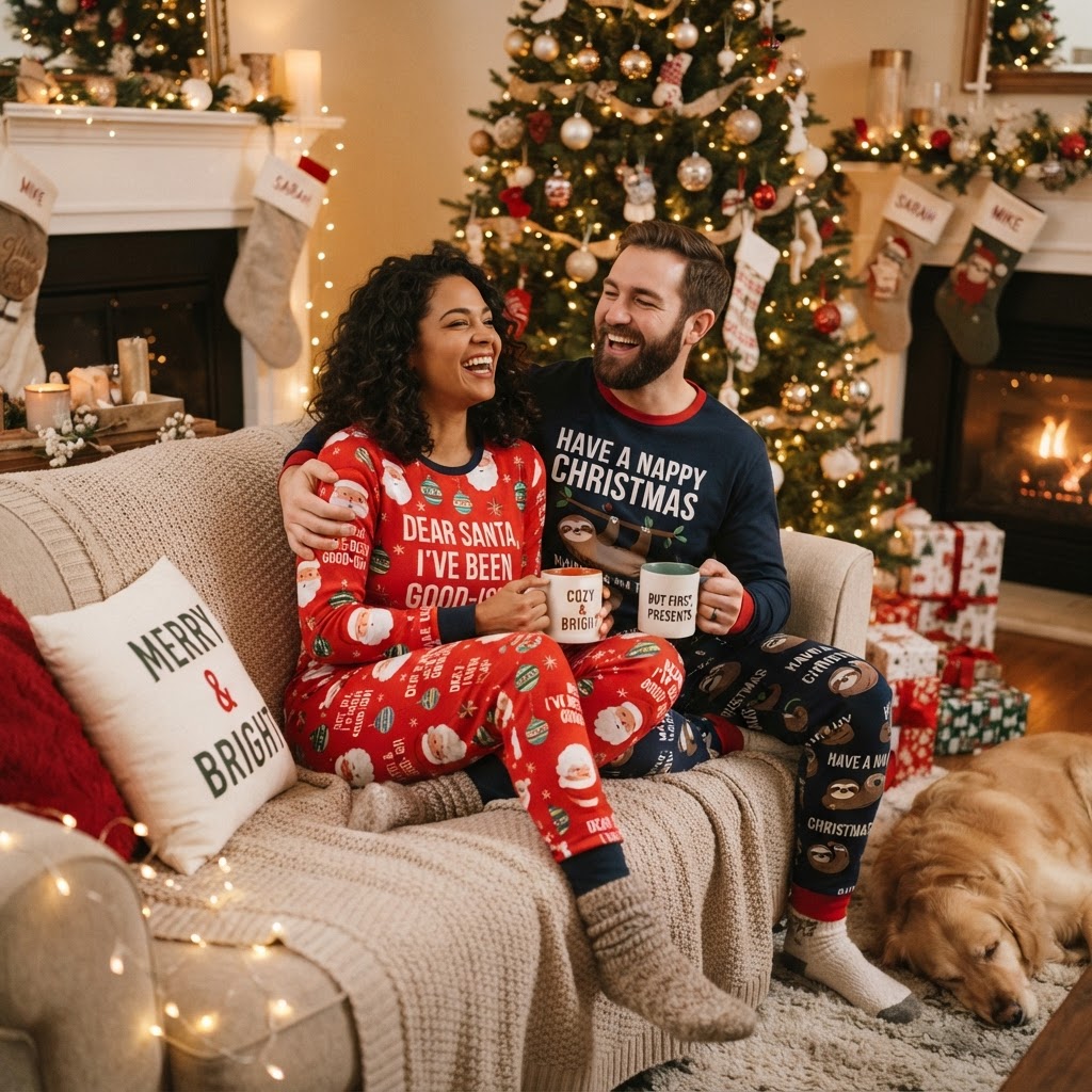 Funny Christmas Pajamas for Adults: Holiday Gift Guide