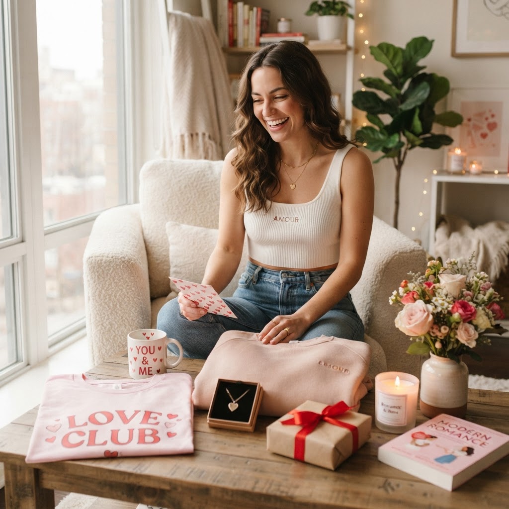 Love Themed Gifts: Cute Crop Tops & Romantic Apparel