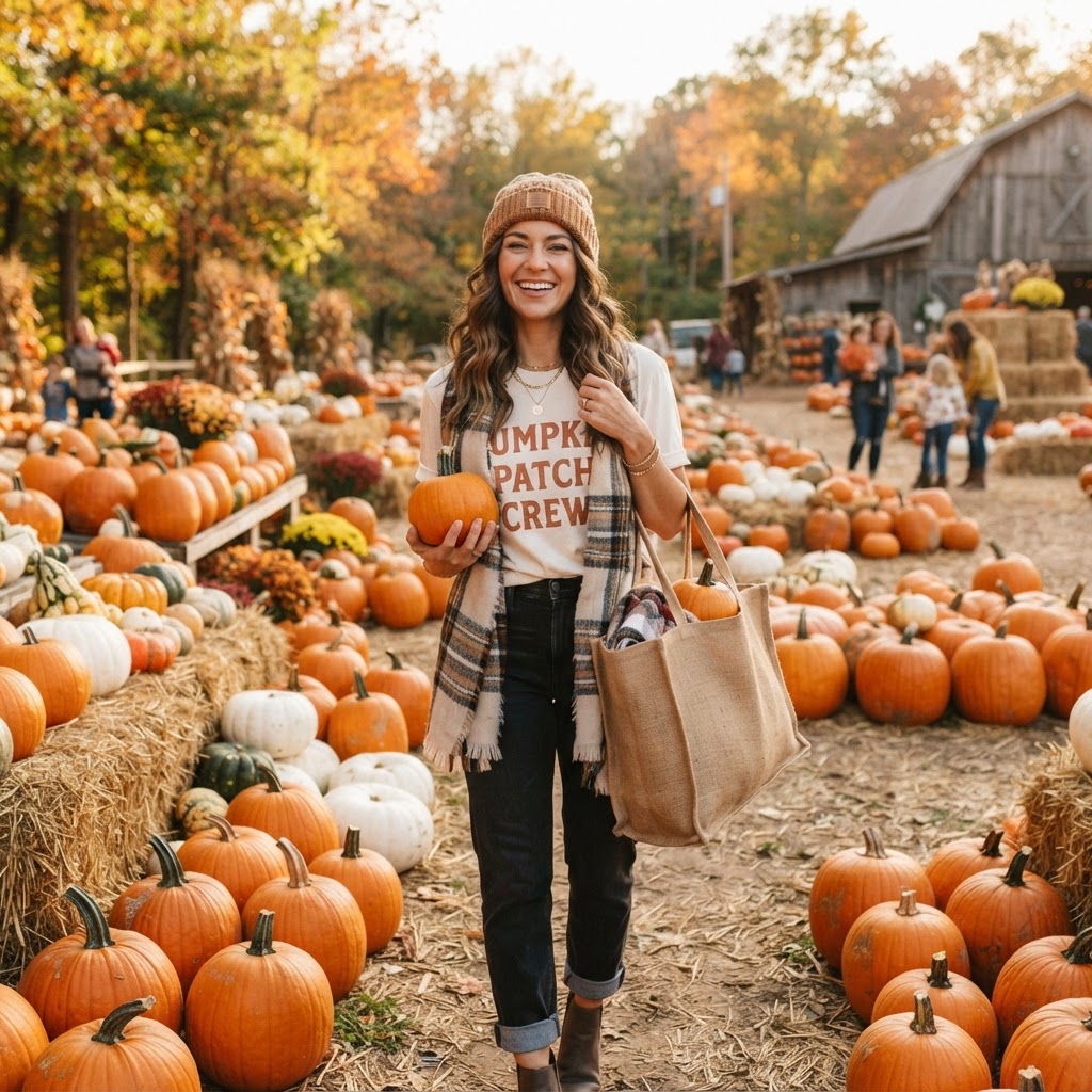Fall Pumpkin Patch Visit T-Shirt Gift Guide