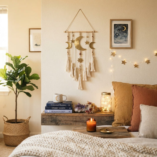 Moon and Stars Wall Hanging Decor & Gift Guide