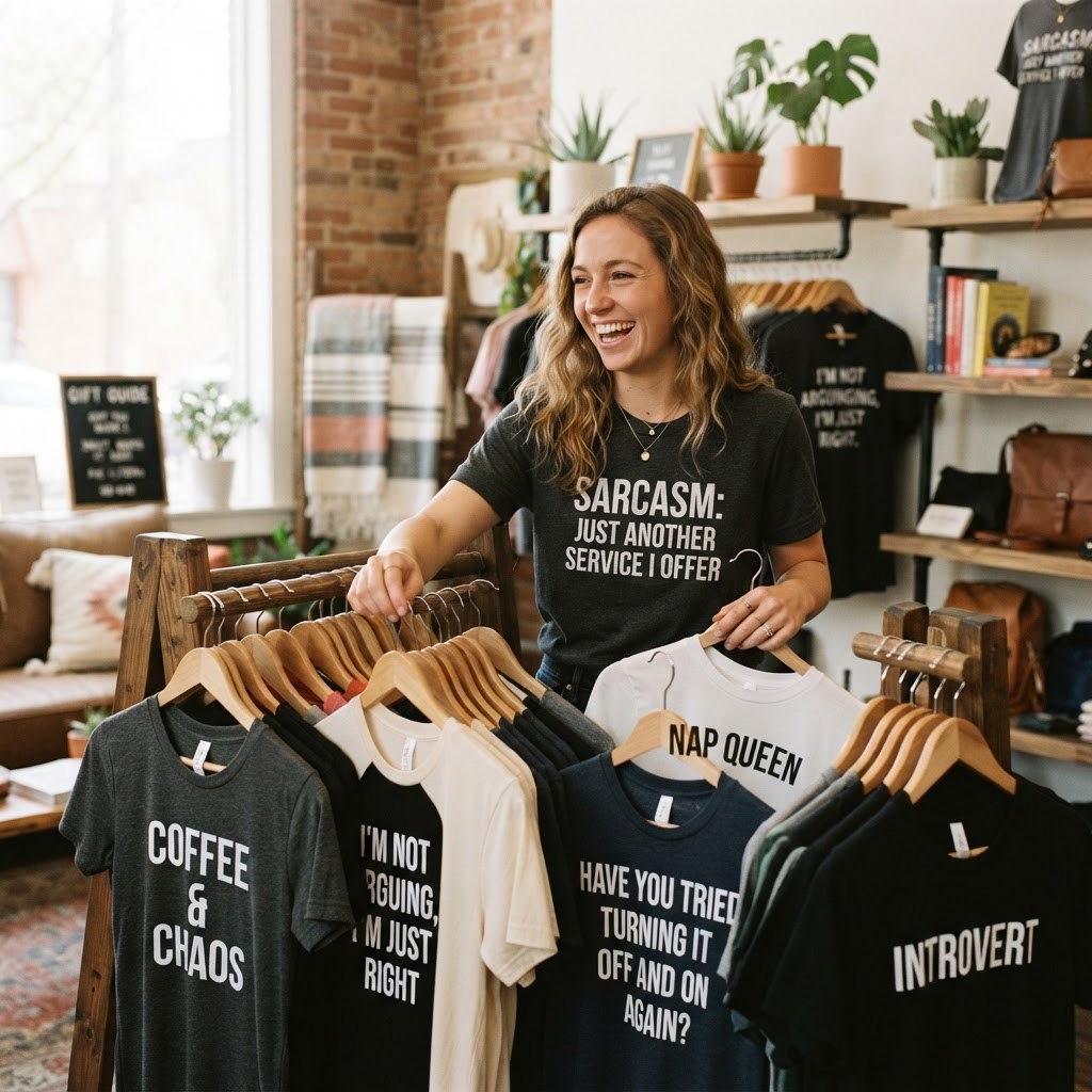 Witty Sayings T-Shirts: Gift Guide & Fit Guide