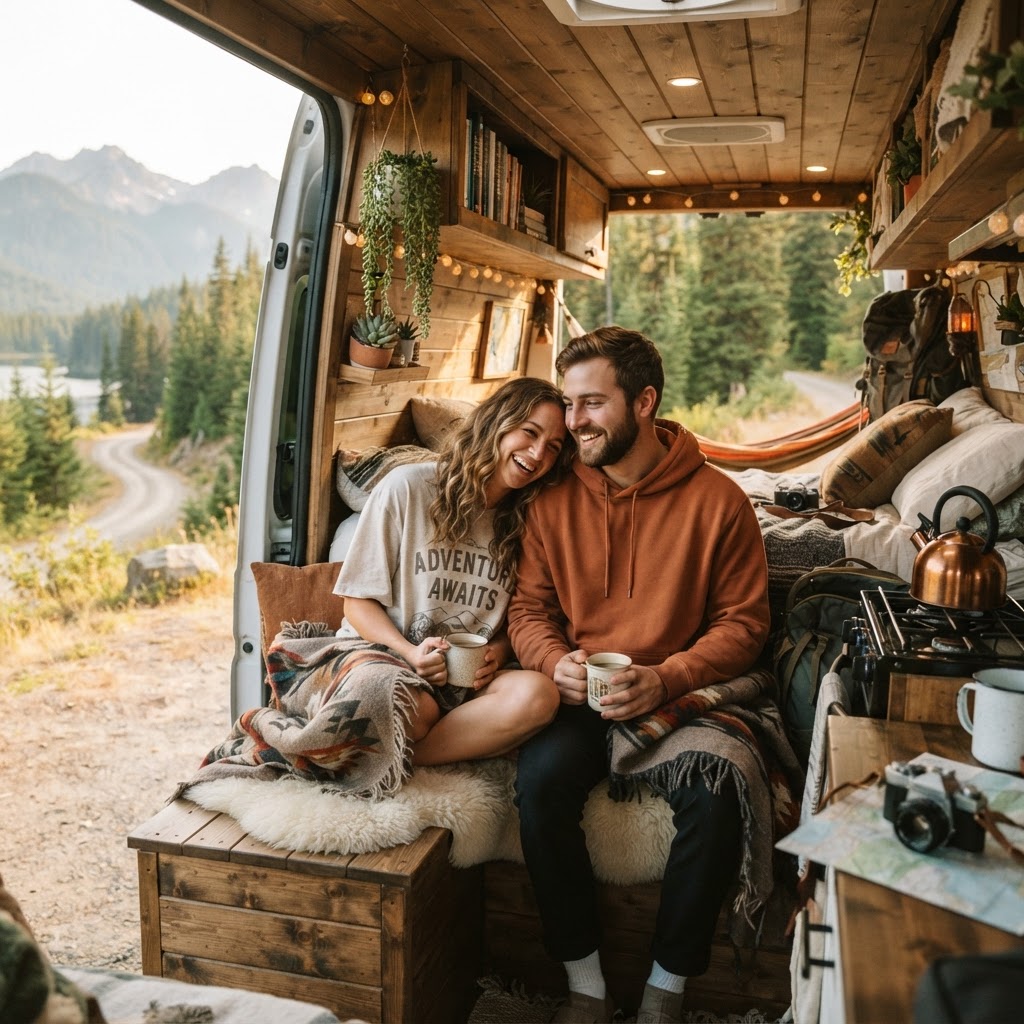 Van Life Gifts: Cozy Oversized Tees & Travel Apparel