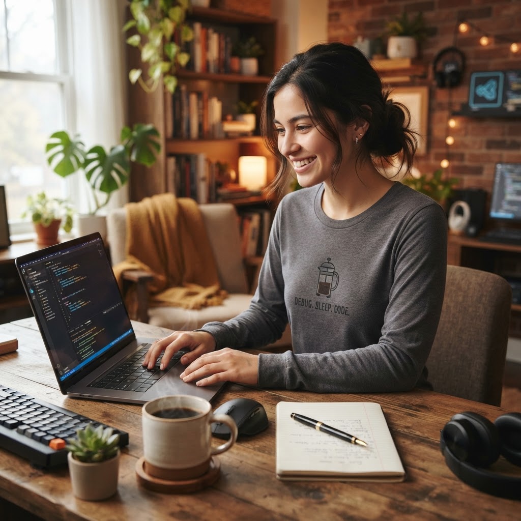 Coffee Coder Gift Guide: Top Long Sleeve Tees & Apparel