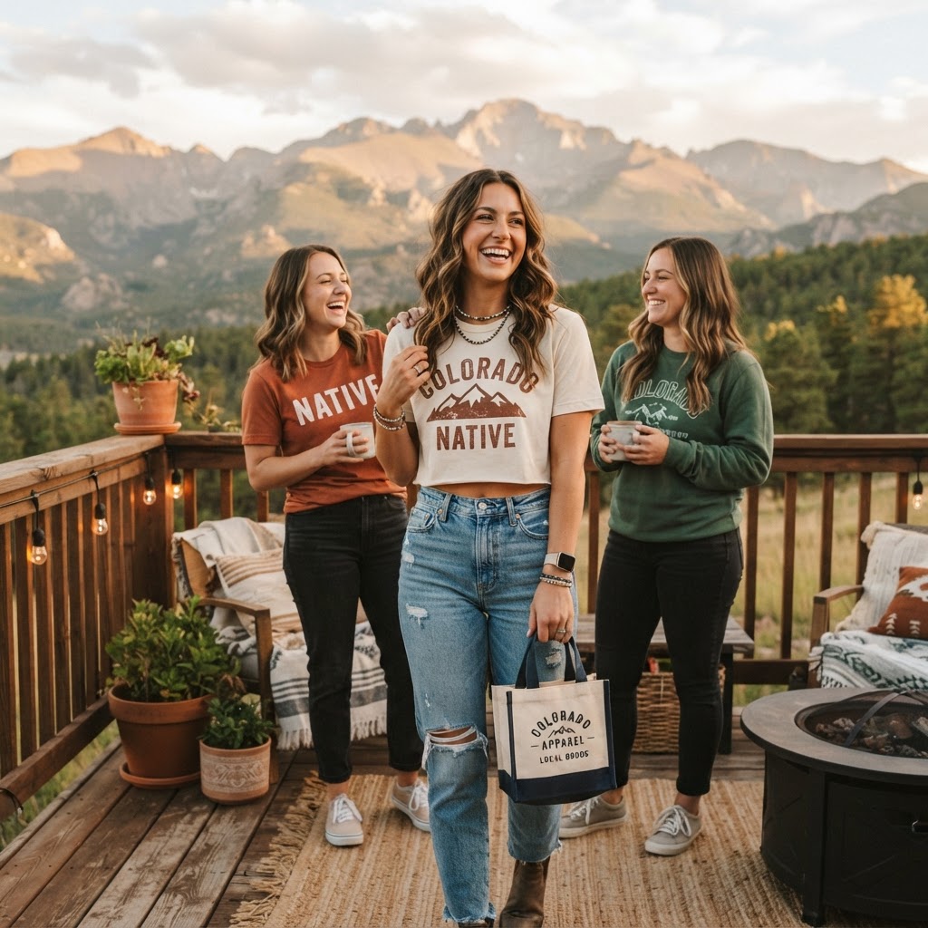 Colorado Native Gift Guide: Trendy Crop Tops & Apparel