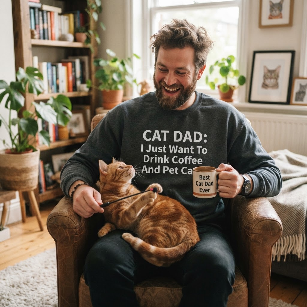 Cat Dad Humor Gifts: Funny Apparel for Pet Parents